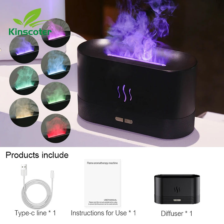Lanwang Flame Aroma Diffuser – Create a Cozy Ambiance