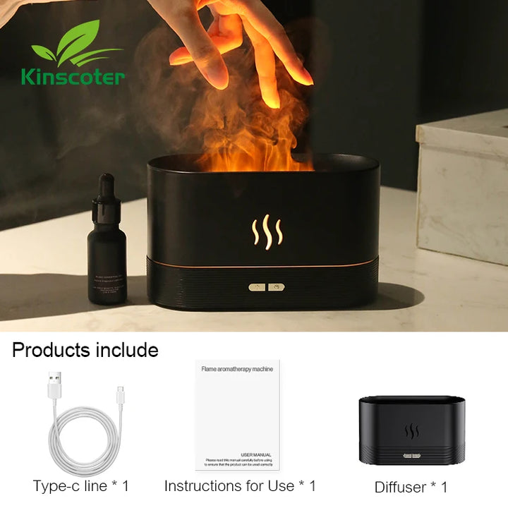 Lanwang Flame Aroma Diffuser – Create a Cozy Ambiance