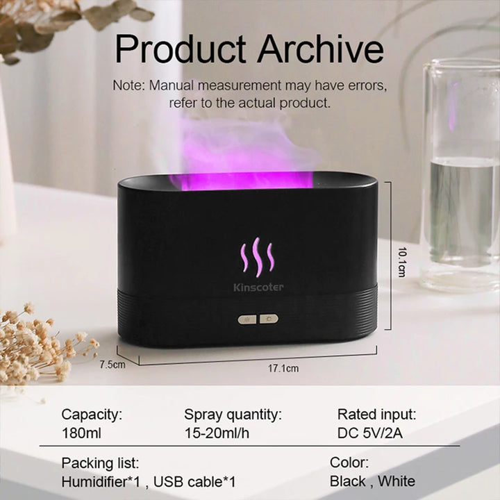 Lanwang Flame Aroma Diffuser – Create a Cozy Ambiance