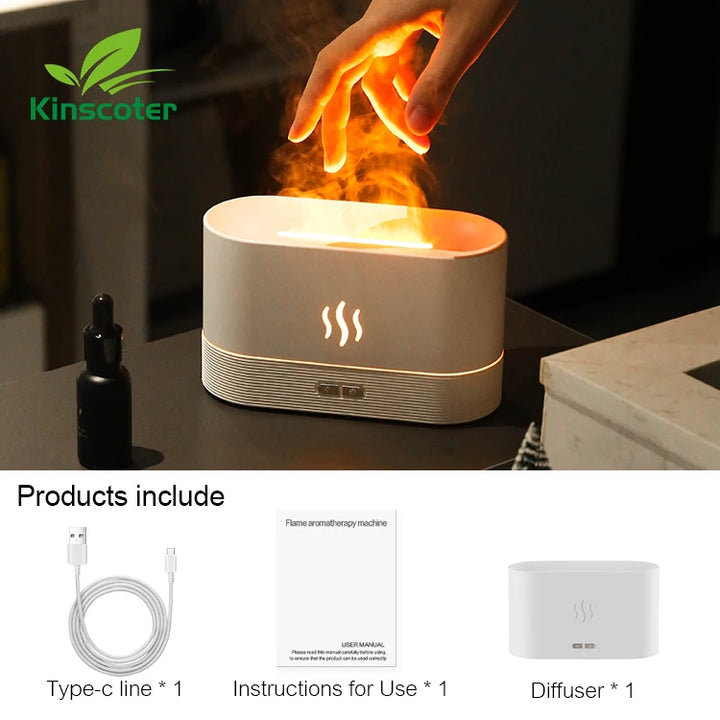 Lanwang Flame Aroma Diffuser – Create a Cozy Ambiance