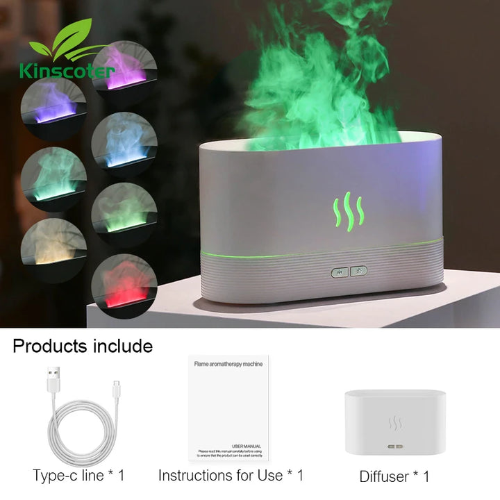 Lanwang Flame Aroma Diffuser – Create a Cozy Ambiance